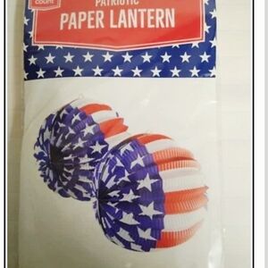 Festive Patriotic Lanterns - Red, White, and Blue